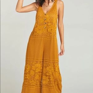 Golden lace jumpsuit from Show Me Your MuMu